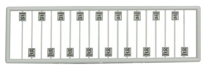 Tichy Trains 2606 - N Scale Low Speed Limit Signs -- pkg(18)