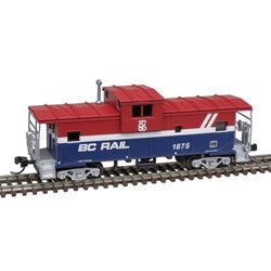 Atlas 50007300 - N Scale MASTER EXTENDED VISION CABOOSE BC RAIL #1875