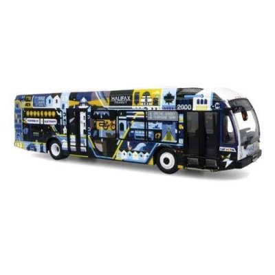 Iconic Replicas 870564 - HO Nova Bus LFSe Electric Transit Bus - Assembled -- Halifax Tranist (Mu...
