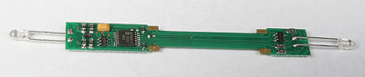 NCE 127 - N Scale Plug-N-Play Decoder w/White LEDs -- N12A0e - For Intermountain Tunnel Motors