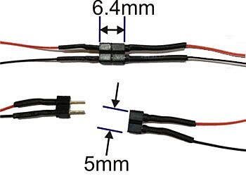 Evan Designs - Pre-Wired Pin Connectors - 10 Pairs