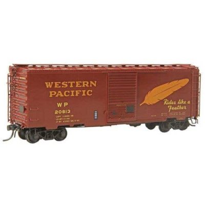 Kadee 4839 - HO Pullman-Standard PS-1 40' Boxcar w/7' Door - Ready to Run -- Western Pacific WP #...