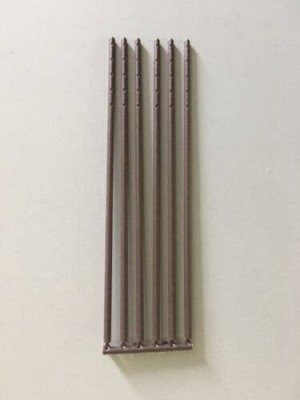 Rix Products 40 - HO Scale Railroad 40' Telephone Poles Only (Brown Plastic; pkg(36) -- Use w/Cro...