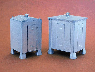 Grandt Line Products 5910 - HO Scale Relay House - Kit -- Different Styles pkg(2)