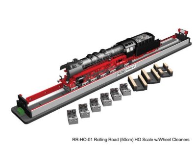 Bachmann 39024 - HO Scale Rolling Road -- Includes Rollers & Wheel Cleaners