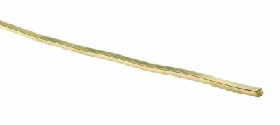 Detail Associates 2526 - Flat Brass Wire pkg(4) -- .015 x .024" .04 x .06cm