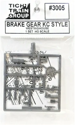 Tichy Trains 3005 - HO Scale Brake Gear Details -- Westinghouse KC System