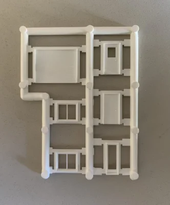Pikestuff 8101 - N Scale #1 Door & Window Assortment