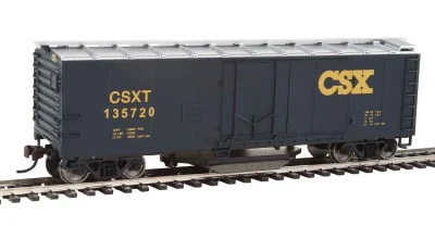 WalthersTrainline 1753 - HO Scale 40' Plug-Door Track Cleaning Boxcar - Ready to Run -- Burlingto...