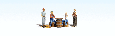 Woodland Scenics 1848 - HO Scale Scenic Accents(R) -- Checkers Players pkg(4)