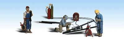 Woodland Scenics 1871 - HO Scale Scenic Accents(R) HO Scale -- Welders & Accessories pkg(3)