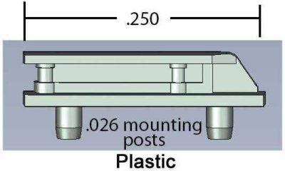 Cal Scale 623 - HO Scale Sinclair Antenna -- Plastic pkg(4)