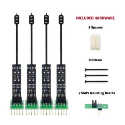 Digitrax SN2AB - N Scale SN2AB Mainline Signaling Kit -- Includes 2 Single-Head A Signals, 2 Sing...