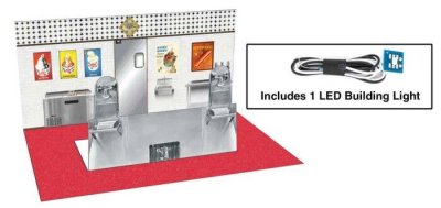 Walthers Cornerstone 4701 - HO Scale Spaces - Interior Lighting and Detail Insert -- Vintage Dair...
