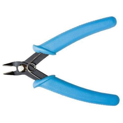 Excel Hobby 55594 - Spring Loaded Soft Grip Pliers -- Sprue Cutter (blue), Carded