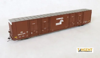 Tangent 25511-04 - HO Greenville 86Ft Quad Plug Door Box Car - X60R Repaint 1988+ - Conrail #2441...