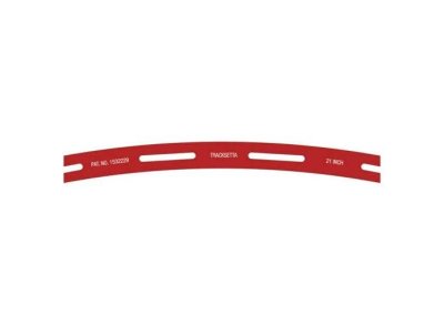 Peco OOT21 - HO Scale Tracksetta Track Laying Template -- 21" 53.3cm Radius Curve