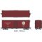 Rapido 1011001 - HO 1937 AAR 40' Boxcar - Square Corner: Atlantic & East Carolina: 6-Pack