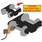 Rapido 102174 - Rapido Bits: HO Track-Powered EOT Flasher + Trucks: Orange + 33 inch wheels