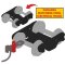 Rapido 102179 - Rapido Bits: HO Track-Powered EOT Flasher + Trucks: Red + 36 inch wheels