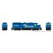 Rapido 1078025 - HO EMD GP40 (DC/Silent): MKT - Conrail Patch: #243