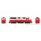 Rapido 1078042 - HO EMD GP40 (DC/Silent): Western Maryland - Circus Scheme: #3797
