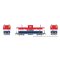 Rapido 1101015 - HO Squamish Caboose: BCR - Late Red/White/Blue: #1860