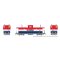 Rapido 1101017 - HO Squamish Caboose: BCR - Late Red/White/Blue: #1877