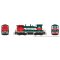 Rapido 1106018 - HO Scale EMD SW10 (DC/Silent): Ferromex - Green & Red: #1211