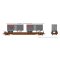 Rapido 1130502 - HO Vancouver Iron Works Piggyback Flatcar: Canadian National: 6-Pack w/ 26' Trai...