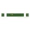 Rapido 1141502 - HO 53' Reinforced Outside-Braced Container (2-pack): EMP - Green