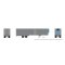 Rapido 1146997 - HO 40' Fruehauf Fluted Side Volume Van w/side door & reefer: Silver, Unlettered