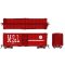 Rapido 181004-2 - HO 1937 AAR 40' Boxcar - Round corner: M&StL - Red: Single Car #53254