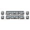 Rapido 209313 - HO R32 "Brightliner" Subway 2-Car Set (Unpowered): MTA: A Wash Hts/8th Ave