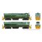 Rapido 33030 - HO M420 + M420B (DC/Silent): BCR - Green Lightning Stripe Scheme: #645 + #688