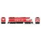Rapido 38056 - HO EMD GP38 (DC/Silent): GM&O - Red & White Stripe: #705
