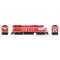 Rapido 38557 - HO EMD GP38 (DC/DCC/Sound): GM&O - Red & White Stripe: #709