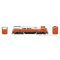 Rapido 43510 - HO GE U33C w/ fairing (DC/DCC/Sound): Illinois Central - Orange & White: #5051