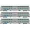 Rapido 545011 - N Scale Gallery Commuter Car: Metra - BNSF Swoosh: Set #3 (Coaches: 741 750 777)