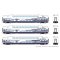 Rapido 546021 - N SCALE Bilevel Commuter Car: Metrolink - As Delivered: Set #3 (Coaches: 183 195 ...