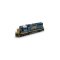 Athearn Genesis 1758 - HO GP40-2 Locomotive with DCC & Sound, CSXT 'Boxcar Logo' #6203