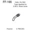 Details West 166 - HO Scale Fuel Fillers: EMD Road Units - pkg(4)