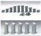 Kato Unitrack 230161 - N Scale Add-On Gradual Pier Set - Unitrack -- 7/16 - 1-5/8" 11-42mm High