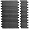 Pikestuff 1006 - HO Scale Concrete Block Walls -- 14-1/2 x 9-1/4'
