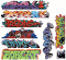 Blair Line 2258 - HO Scale Graffiti Decals Mega Set -- Set #9 pkg(9)