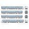 Rapido 204507 - HO Scale Bay Area Rapid Transit (DC/DCC/Sound): A-B-B-A Train - Bicentennial Logo