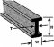 Plastruct 90030 - ABS I Beam -- 9/16 x 15"