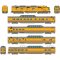 Rapido Trains 210012 - HO EMD Train of Tomorrow (DC/Silent): Union Pacific Set