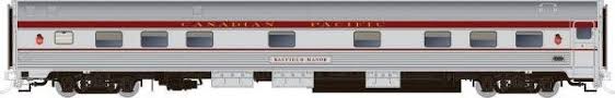 Rapido 119007 HO Scale - Budd Manor Sleeper Maroon Scheme - CPR, No Name/Number