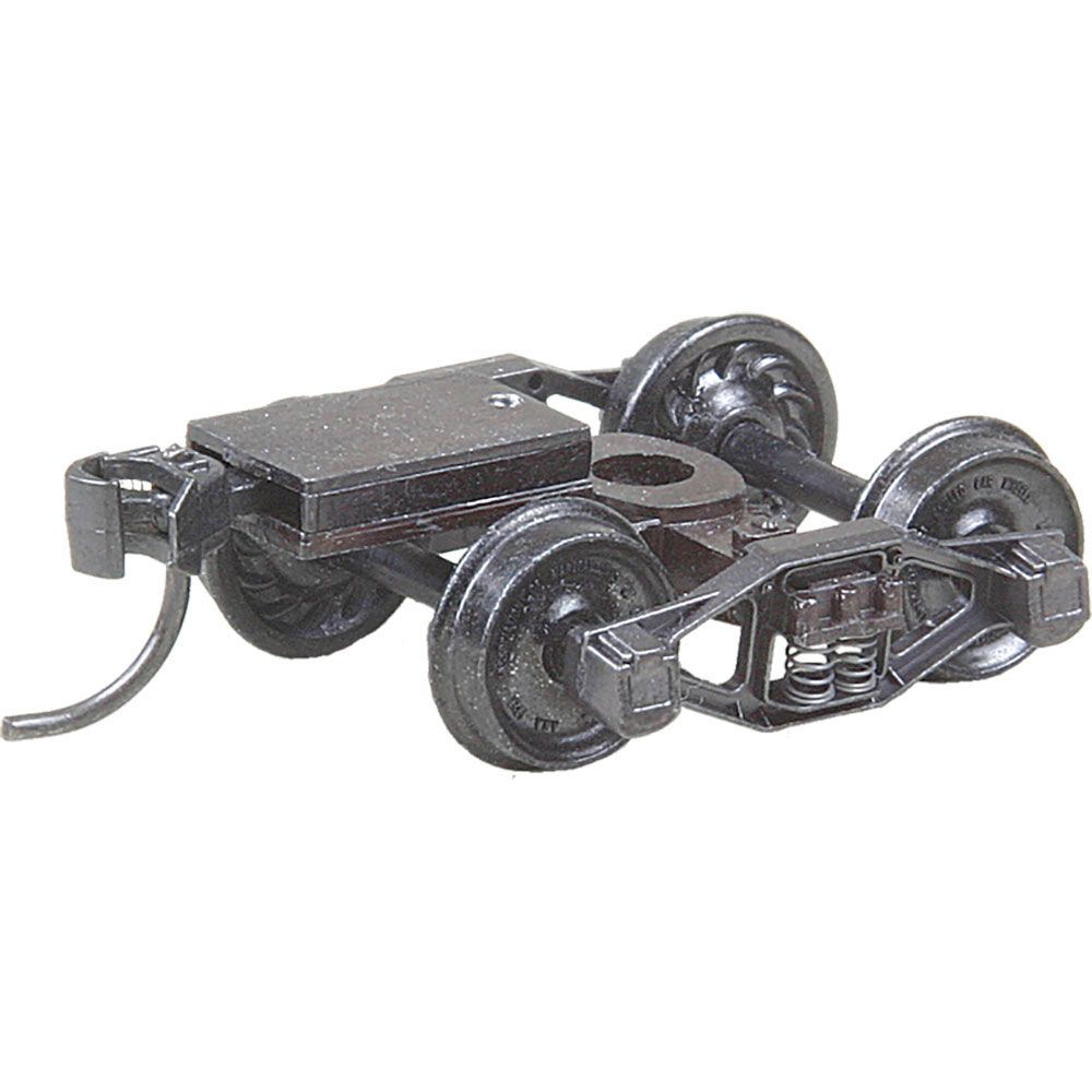 Kadee 512 - HO Bettendorf T-Section Trucks w/Ready-to-Mount Couplers - 33 Inch Ribbed Back Wheels